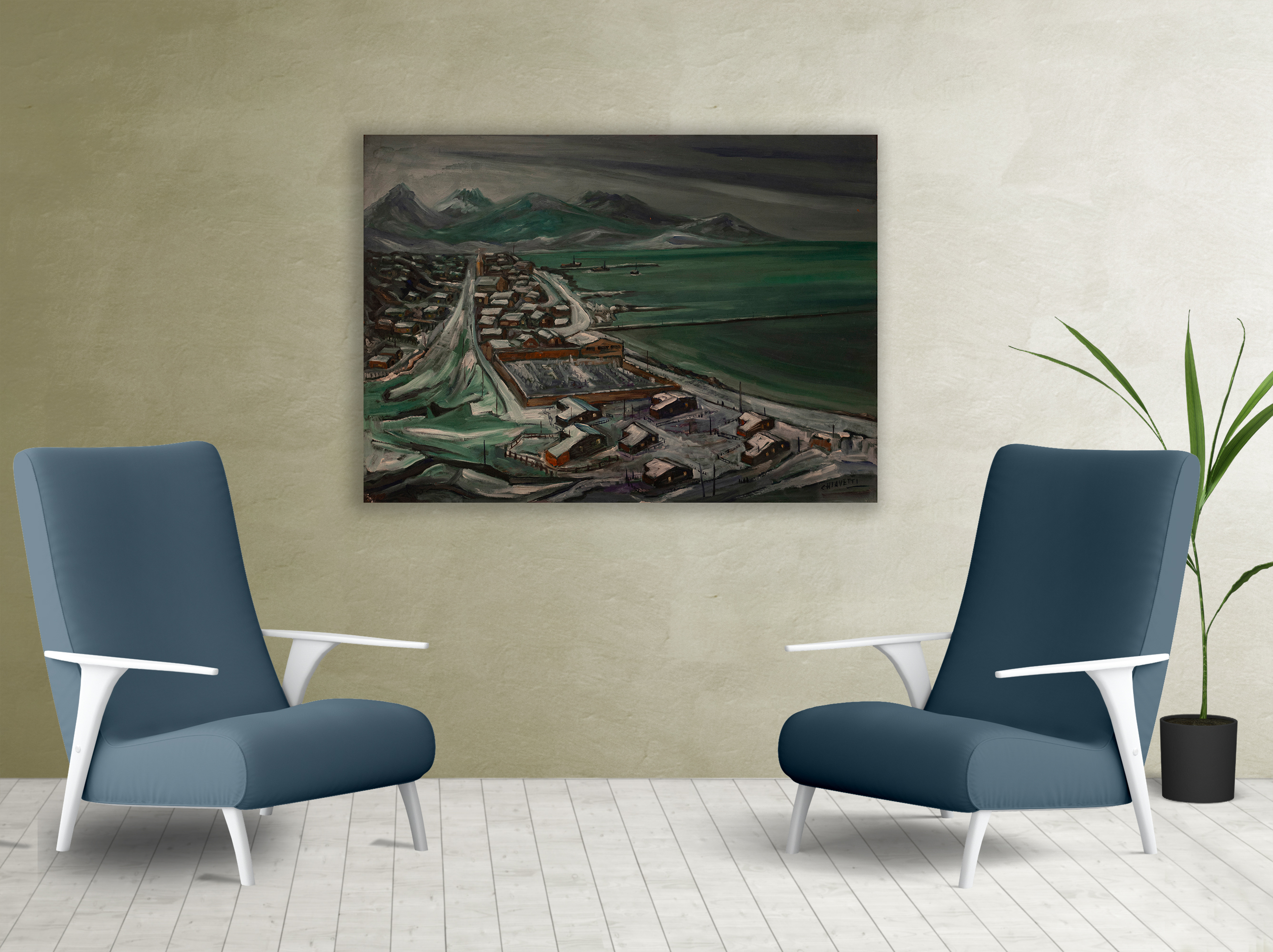 Living cuadro Malvinas 5